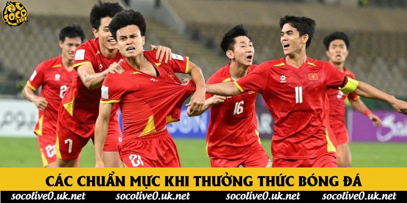 Các chuẩn mực khi thưởng thức bóng đá